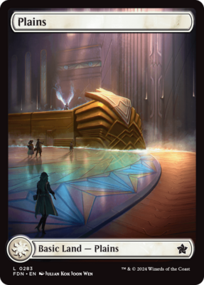 Magic the Gathering Foundations Common Plains #283