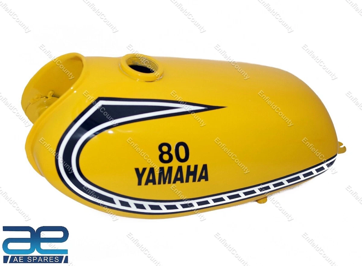 For YAMAHA YZ80 YZ80A YZ80 Yellow Painted Petrol Gas Tank Model