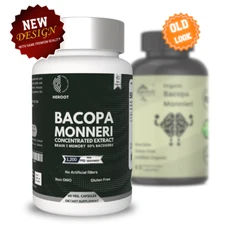 Bacopa monnieri capsules brahmi extract powder mg memory brain organic nootropic