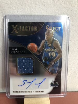 Sam Cassell 2020-2021 Select X-Factor Auto Patch 20/99 Timberwolves
