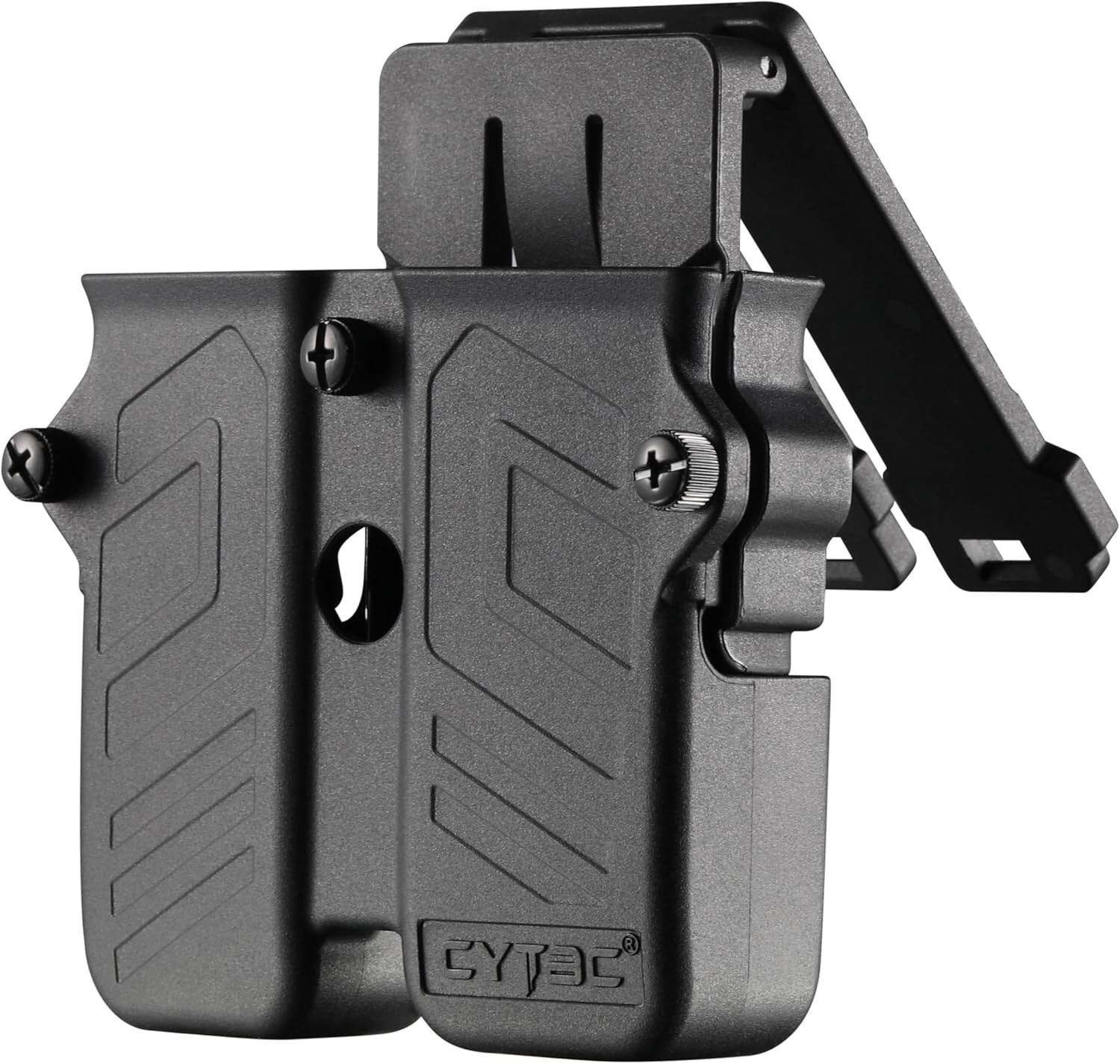 Universal Double Magazine Pouch Fit 9mm 10mm .40 .45 Caliber Dual & Single St...-image