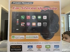 Power Acoustik Complete Stereo Upgrade Kit W/ Car Play/AndroidAuto CPAAM7-S2 new