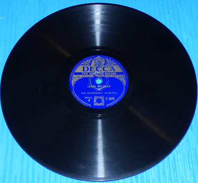 Ilja Livschakoff Orchestra - Lehar Melodies Decca 78 UK