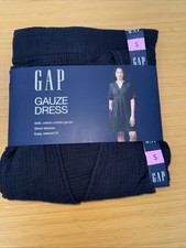 Gap Women's Relaxed Fit Soft Cotton Gauze Tiered Dress