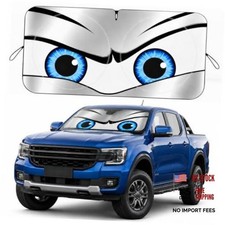 Car Windshield Sun Shade, Universal Large Universal Fit Sporty Silver Large