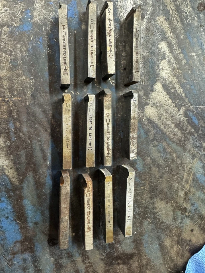 Set of 12 RIDGID N.P.T.H.S. Universal Pipe Threading Dies – 3 Complete Sets(1–4) - Image 2 of 4