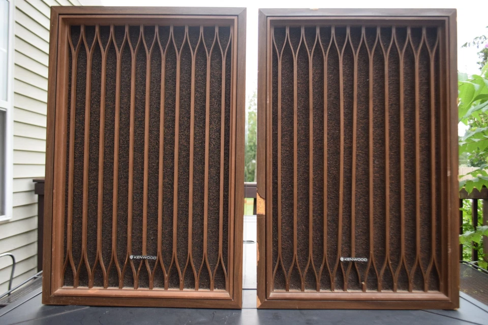 KENWOOD  KL-777 Speakers  (2)  Vintage Rare - Image 2 of 4