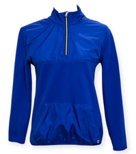 GapFit Half Zip Pullover Sweatshirt Girl's XL Blue Activewear Athletic Running