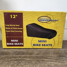 12" X 5" Mini Bike Seat Replacement Northern Industrial Black Vinyl