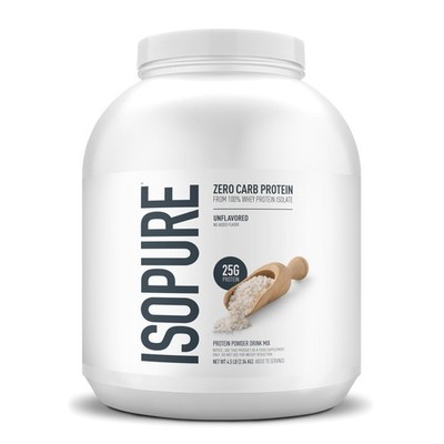 Build Lean Muscle Fast - Isopure Zero Carb Whey Isolate 70 Servings