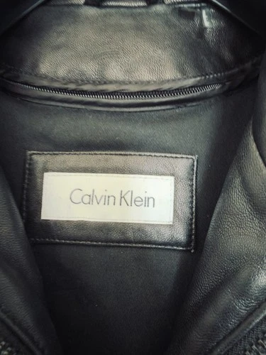 Calvin Klein Lambskin Leather Jacket Thinsulate Lined. Buttery Soft. Authentic! image 2