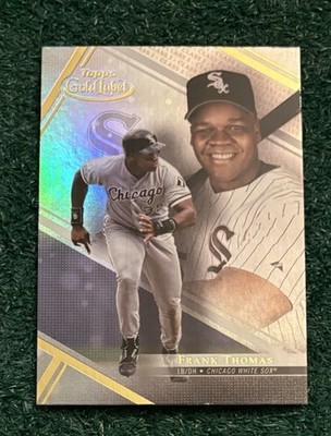 FRANK THOMAS - MLB HOF - 2021 TOPPS GOLD LABEL CLASS 2 CARD # 1 - WHITE SOX  MLB