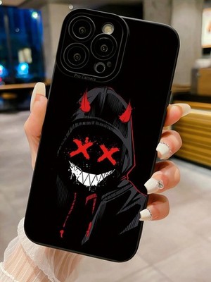 Skull Red Eyes Shockproof Phone Case for iPhone Samsung Redmi OPPO VIVO Realme