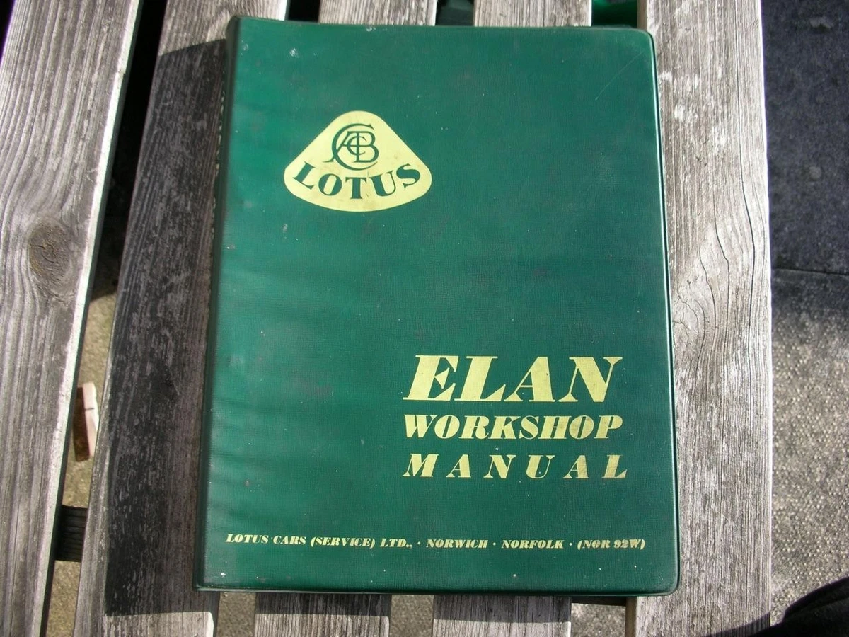 25+ Repair Manuals & Literature for Lotus Elan for sale | Updated