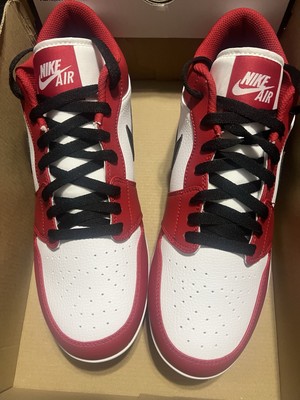 Jordan Air Jordan 1 Low Baseball Cleats Red/White/Black  display picture 2