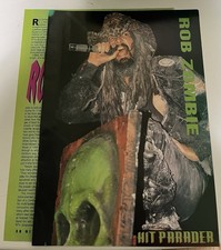 Vintage White Zombie Rob  Magazine Article and Pinup