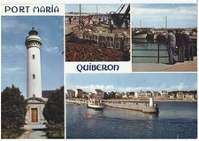 Port Maria Quiberon-France, Vintage PC, Brittany Region, 4 Views, 1972