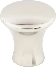 Top Knobs TK590PN Oculus Round Knob Small 7/8" Polished Nickel