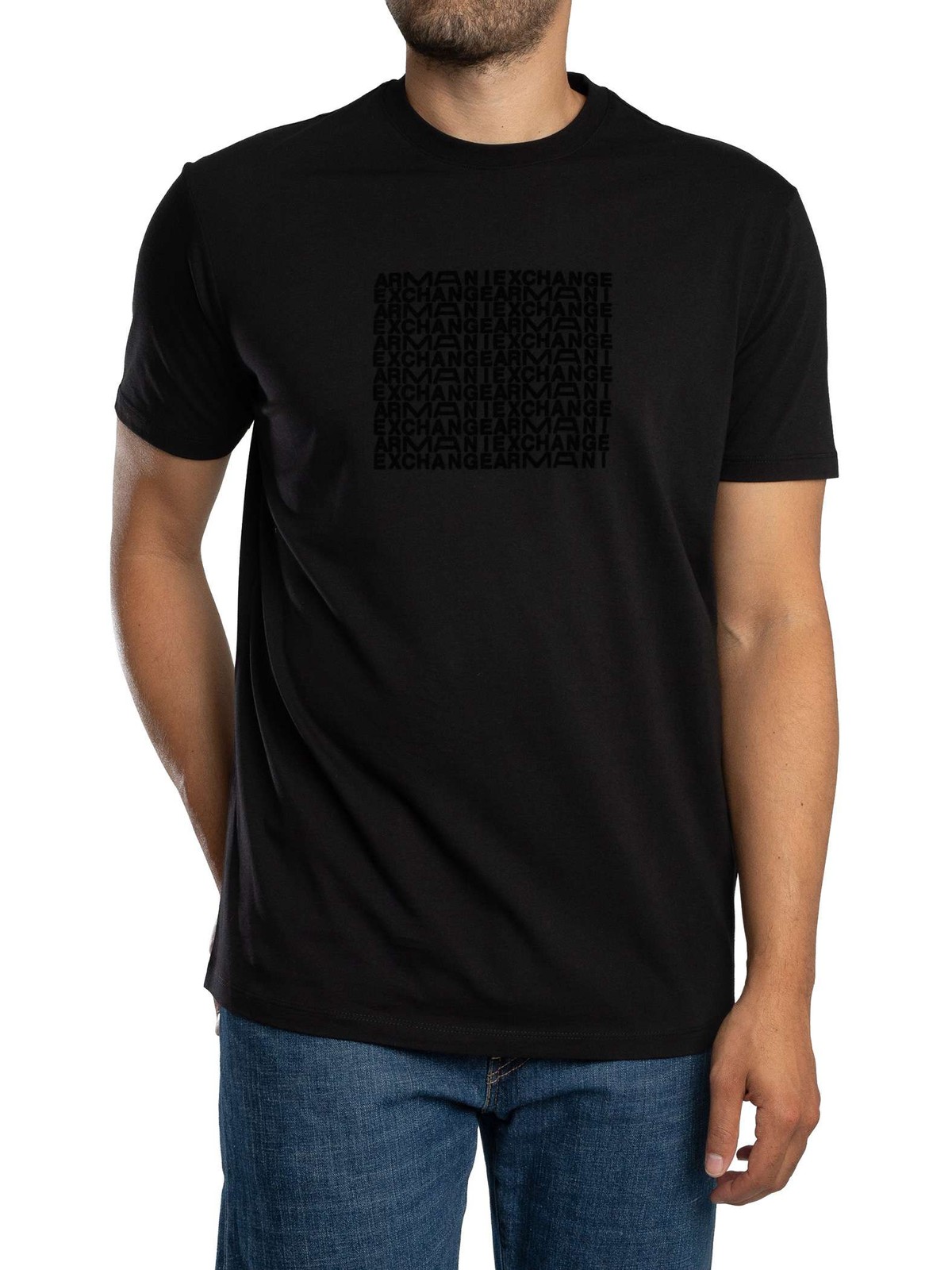 Armani Exchange Logo Graphic T-Shirt, Black - XL