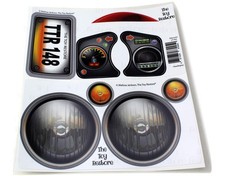 The Toy Restore Replacement Stickers Fits Little Tikes 2017 Cozy Coupe Car Head