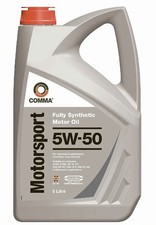 Comma Motorsport 5w-50 5w50 Fully Synthetic Racing Car Engine Oil - 5 Litres 5L