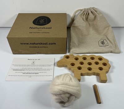 Naturskool Wooden Lacing Toy Sheep Designed In Australia Educational Montessori