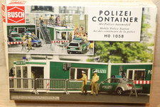 Busch 1058 Polizei Container Bausatz  H0, 1:87