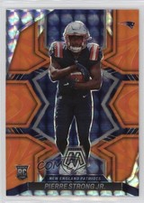 2022 Panini Mosaic Rookies Reactive Orange Prizm Pierre Strong Jr #323 16wc