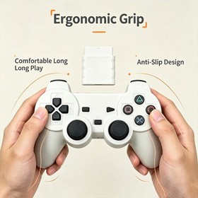Wireless Controller For Sony PlayStation PS2 2.4GHz Dual Vibration Twin Shock