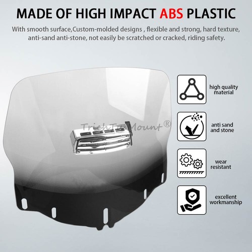 23Zoll Große Windschutzscheibe und Belüftungsöffnung For Honda Gold Wing 2001-17 - Picture 2 of 24