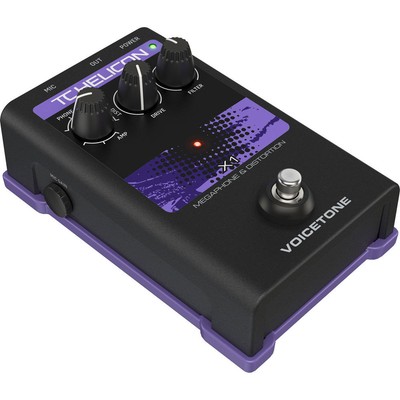 TC Electronic Helicon VoiceTone X1 Single-Button Stompbox #000-DE402-00010
