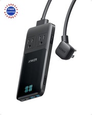 Anker Prime 6 in 1 USB C Charging Station 140W Compact Power Strip 5 ft Cord