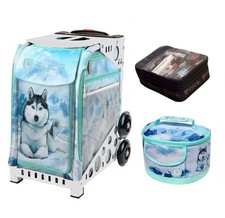 Zuca Sport Bag - Husky with Lunchbox and Small Utility Pouch White Frame 