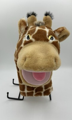 Aurora World Jolie Giraffe Hand Puppet 10'' Plush Moving Mouth