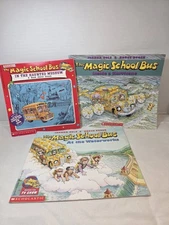 Vintage Magic School Bus Set of 3 Paperback Books- Scholastic