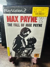 Max Payne 2 The Fall of Max Payne PS2 CIB w/ Reg Card w Bonus Max Payne 1 Game