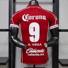 Size L Toluca FC A. Vega #9 Local Elite Player Version