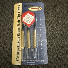 Halex Competition Brass Soft Tip Darts, 19 Grams