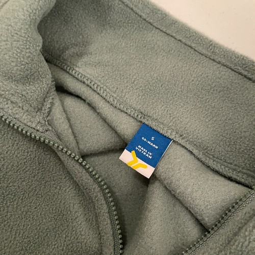 Vecchia giacca marina donna piccola Go-Dry verde pile felpa zip intera nuova con etichetta - Foto 8 di 11