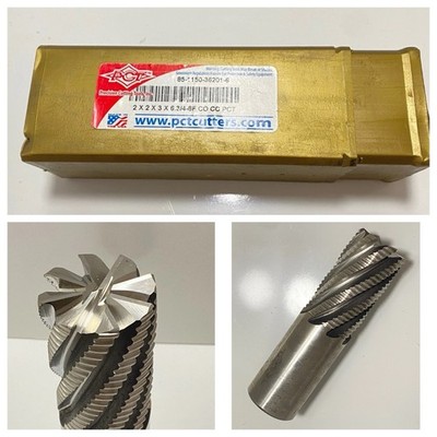 PCT Precision Cutting Tools - Roughing End Mill 85-1150-36201-6 8FL RH CO CC