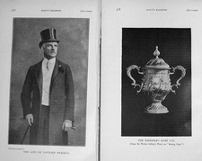 Original Old Antique Print