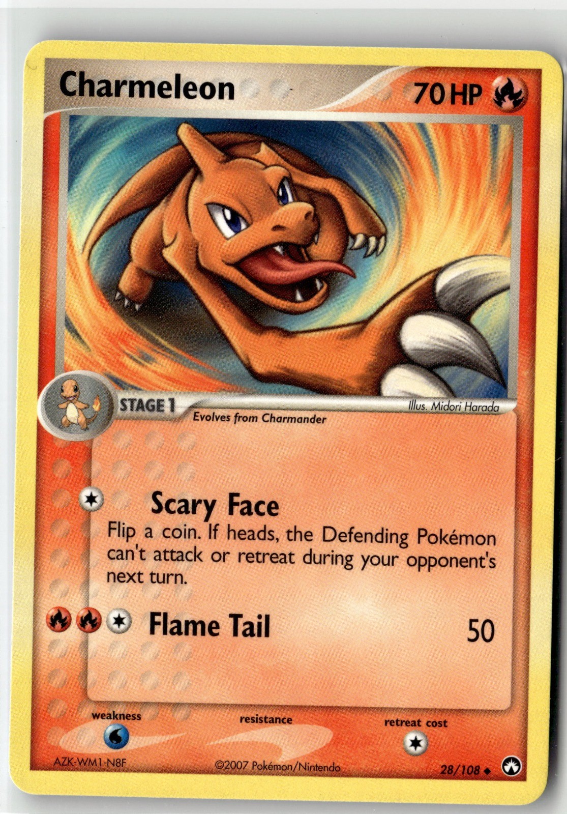 Charmeleon Uncommon EX Power Keepers 28/108 NM