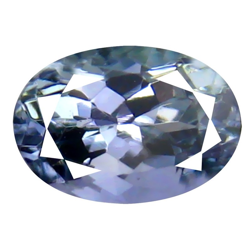 0.76 ct AAA Great looking Oval Cut (6 x 4 mm) Bluish Violet Tanzanite Gemstone