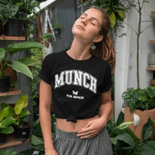 Ice Spice T-shirt Proud Munch University Top Koala Softyle Cotton Tee