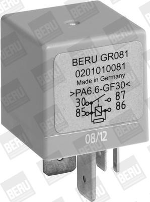 BorgWarner (BERU) GR081 Relais, Glühanlage für Vw Seat Audi Skoda Ora