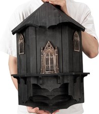 Extra Large Wooden Castle Bat Houses for outside Bat Box for Outdoors - Four Cha