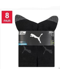 Men's Puma Crew Socks 8-Pack