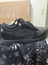 Jordan 1 Retro Low OG SP x Travis Scott Black Phantom size 11 *EUC*