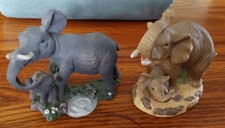 Elephant FIGURINES MAMAS w/BABIES
