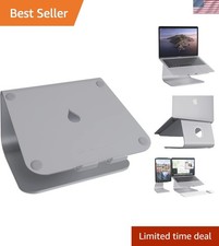 MStand Ergonomic Height-Adjustable Laptop Stand for Apple  PCs - Space Gray